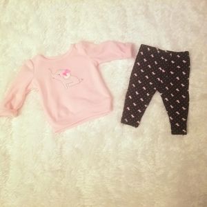 Child of Mine by Carter's Pink Elephant Set